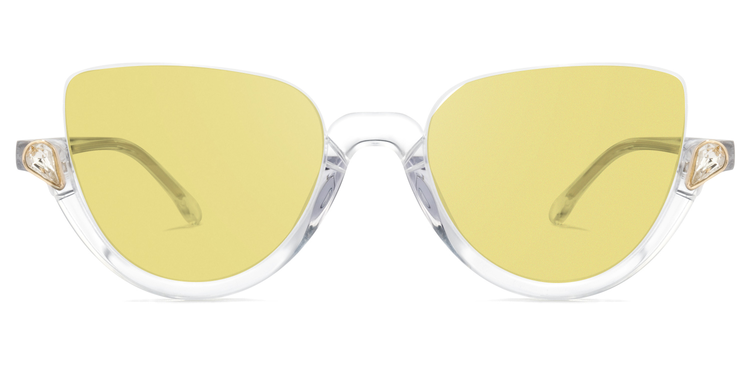 Felicia Cat Eye Clear Glasses11