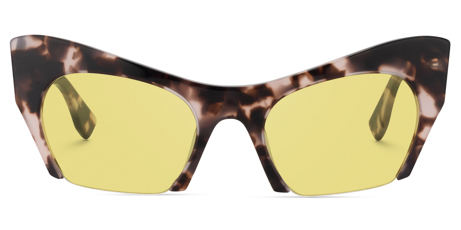 Kyle Cat Eye Light-Tortoise Glasses8