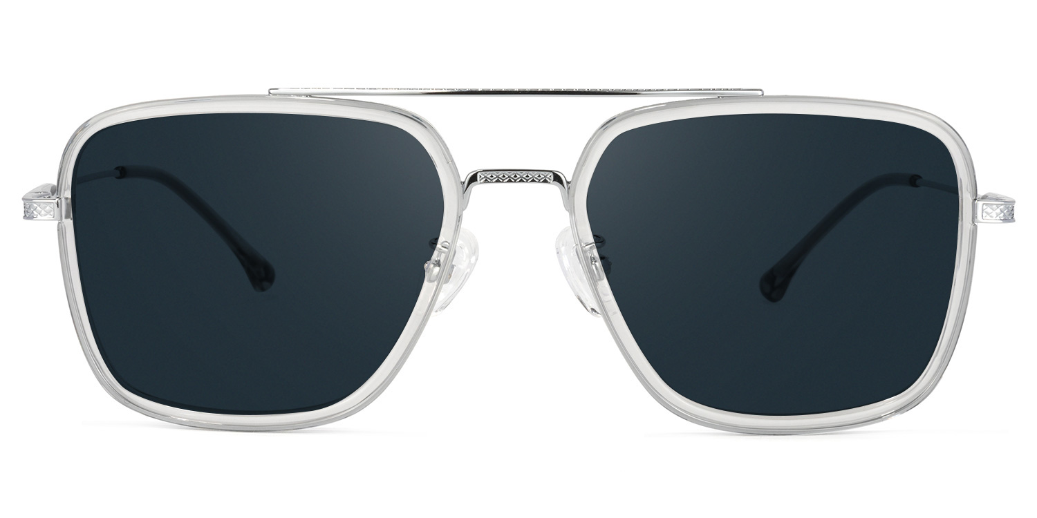Nayeli Aviator Gray-Silver Glasses7
