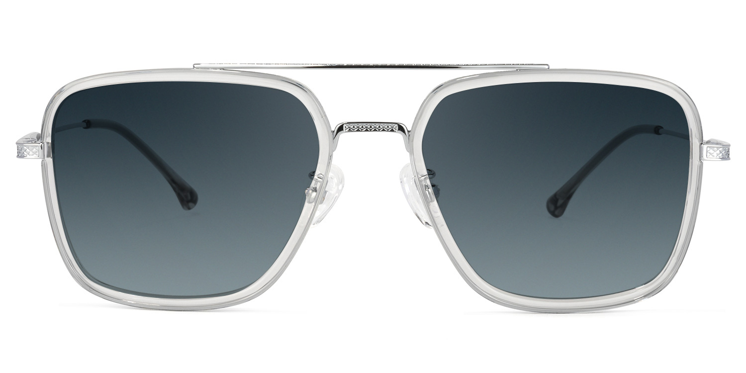 Nayeli Aviator Gray-Silver Glasses11