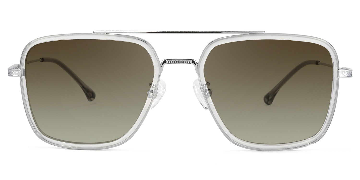 Nayeli Aviator Gray-Silver Glasses5