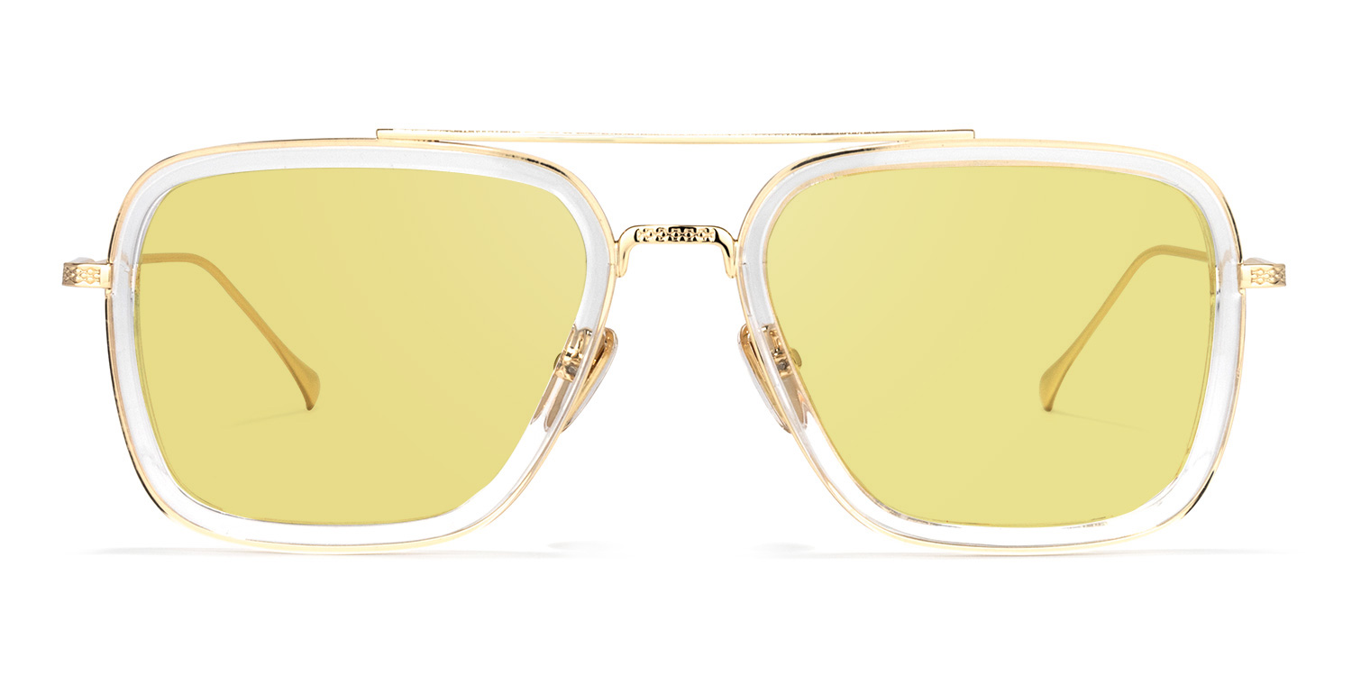 Gifford Aviator Clear Glasses10