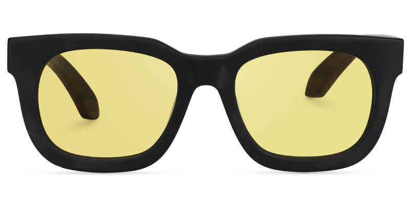 Sam Rectangle Wood Glasses13