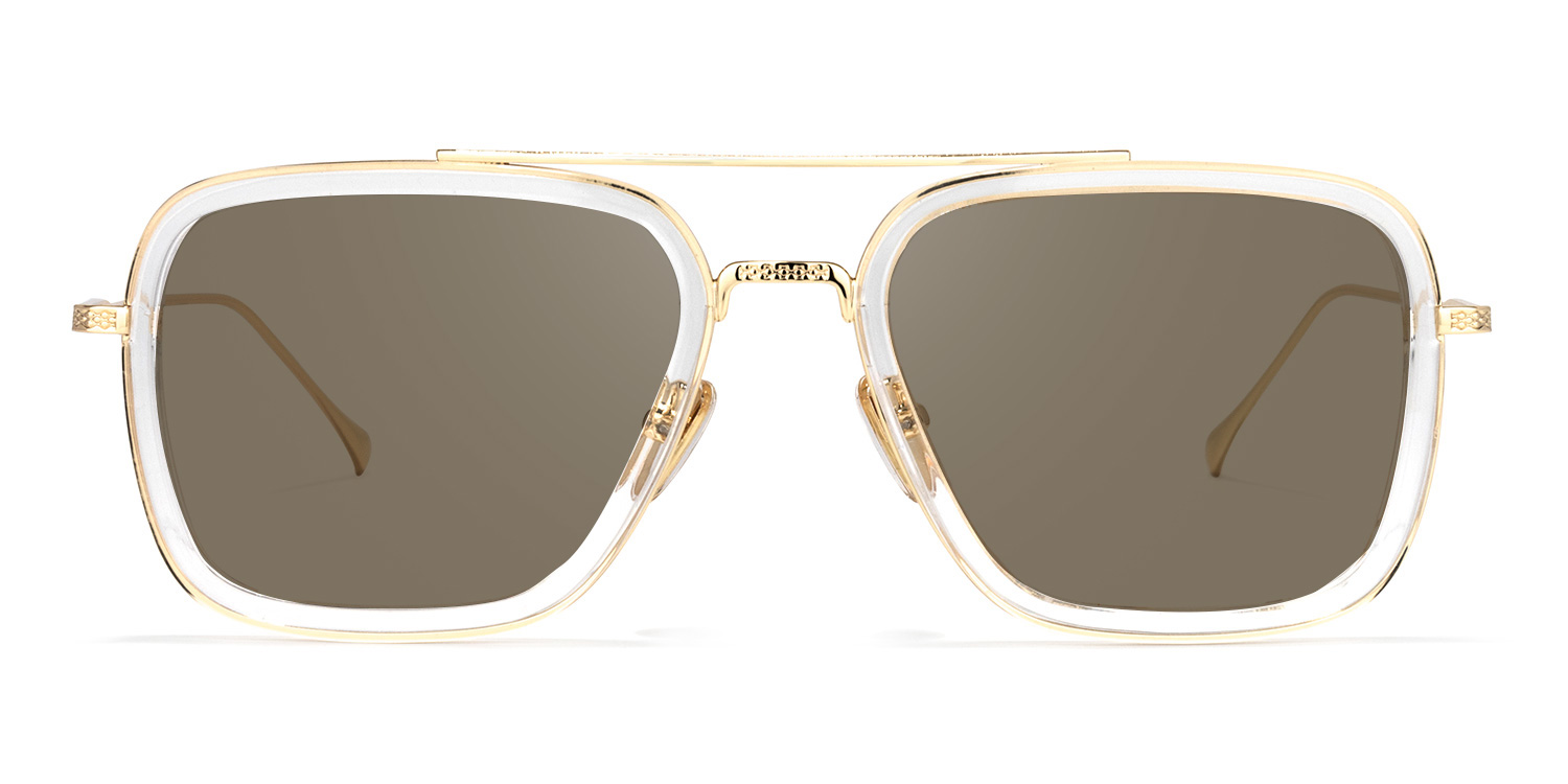 Aviator Crystal Glasses | Zeelool Glasses7