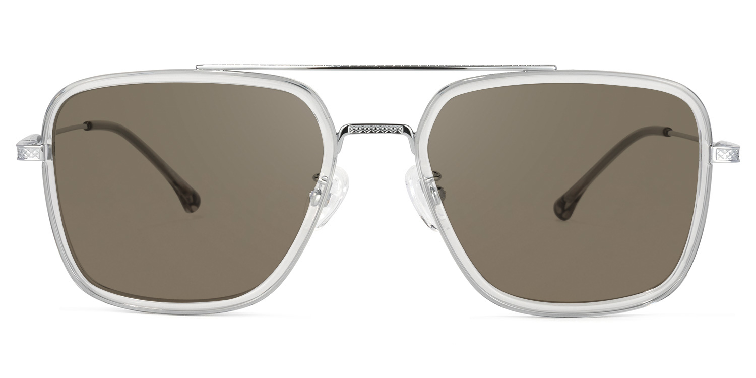 Nayeli Aviator Gray-Silver Glasses8