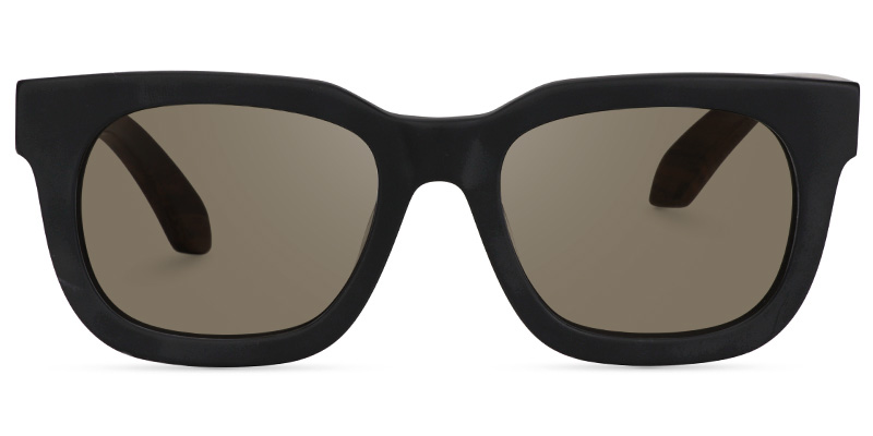 Sam Rectangle Wood Glasses6