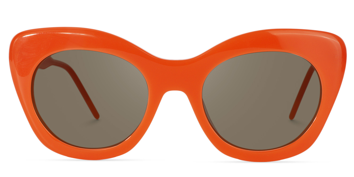 Maria Cat-eye Orange Glasses12