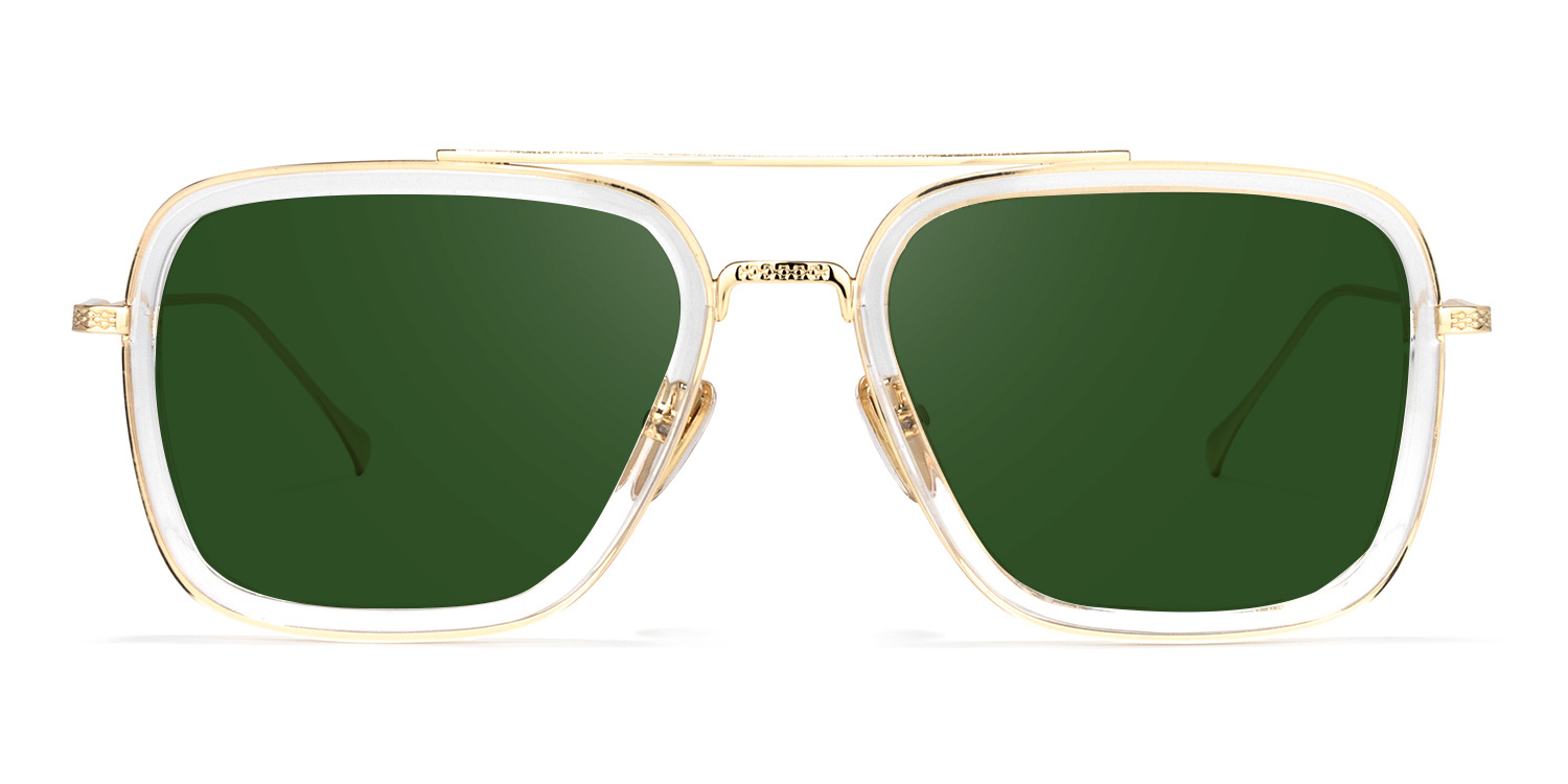 Aviator Clear Glasses | Zeelool Glasses11