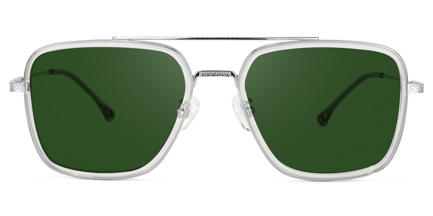 Nayeli Aviator Gray-Silver Glasses9