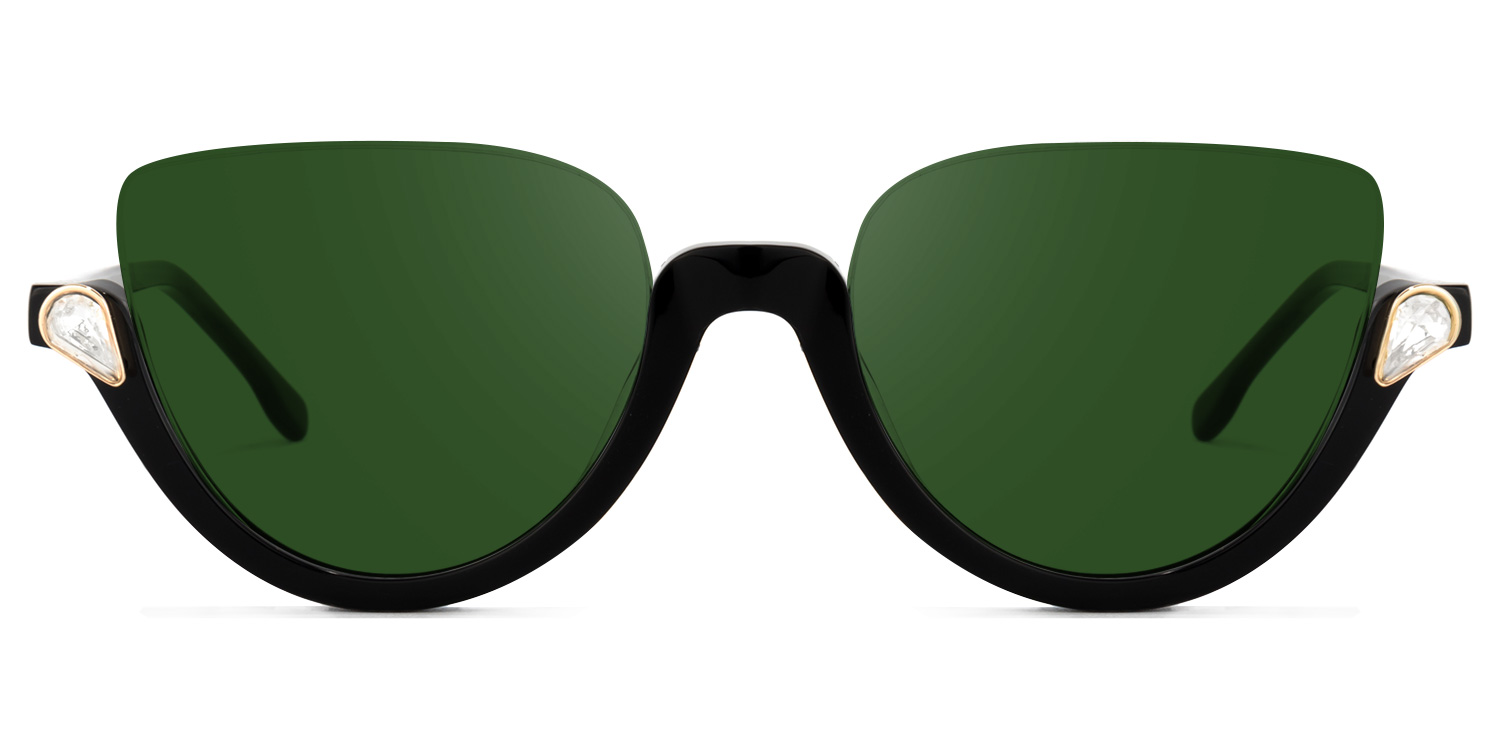 Felicia Cat Eye Black Glasses6