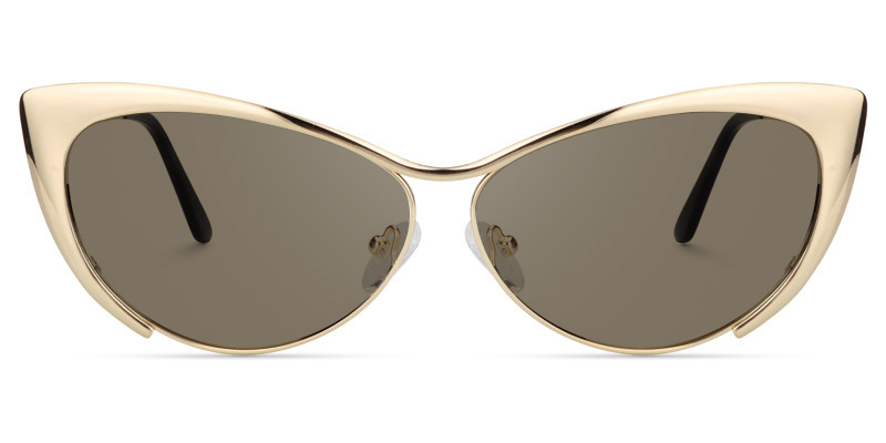 Ellen Cateye Gold Glasses7