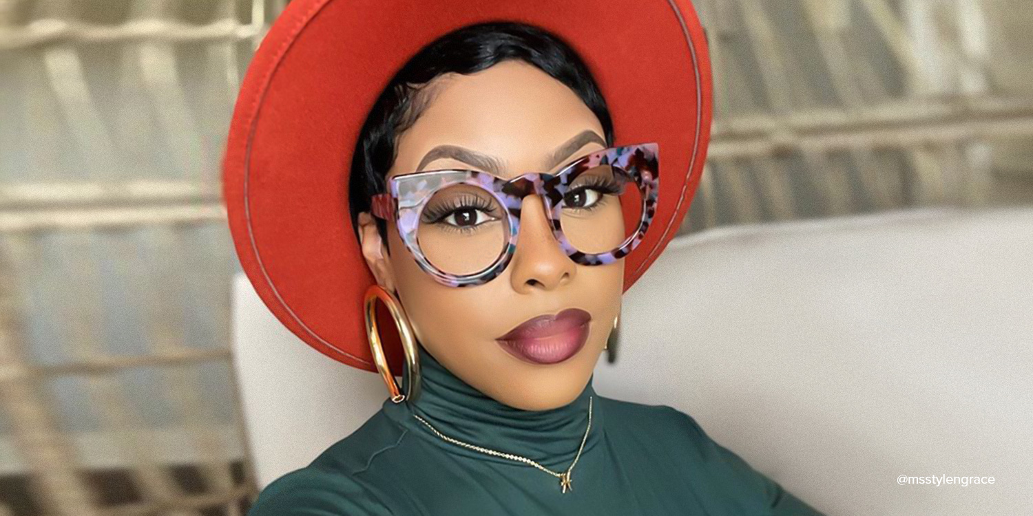 Ophelia Cateye Floral Glasses1