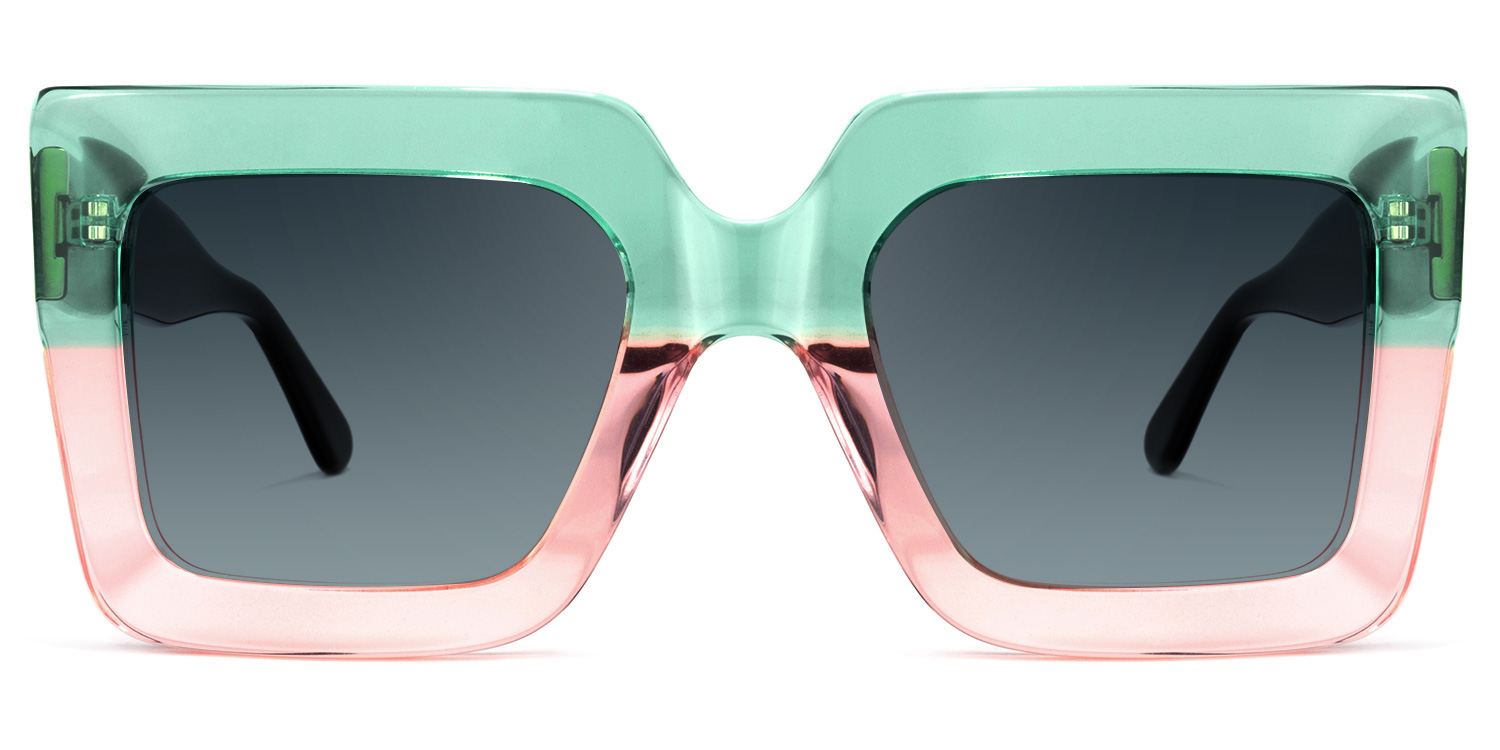 Brandon Square Green-Pink Glasses10
