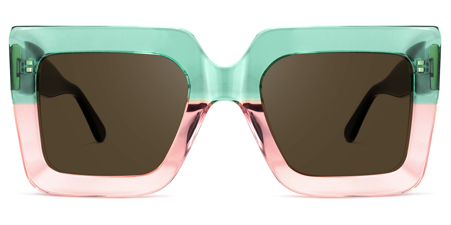 Brandon Square Green-Pink Glasses12