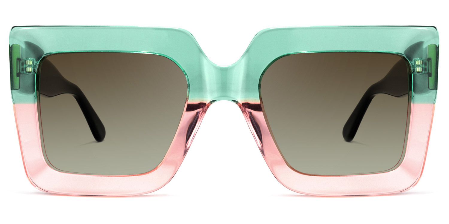 Brandon Square Green-Pink Glasses6
