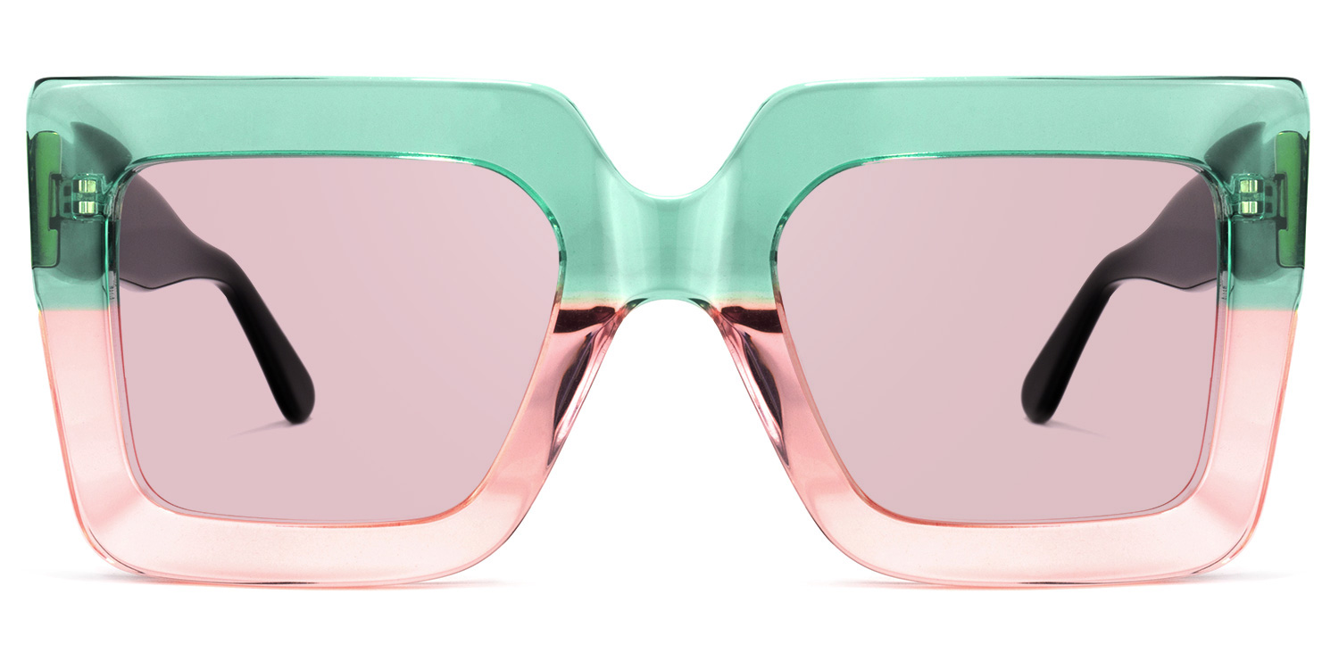 Brandon Square Green-Pink Glasses11