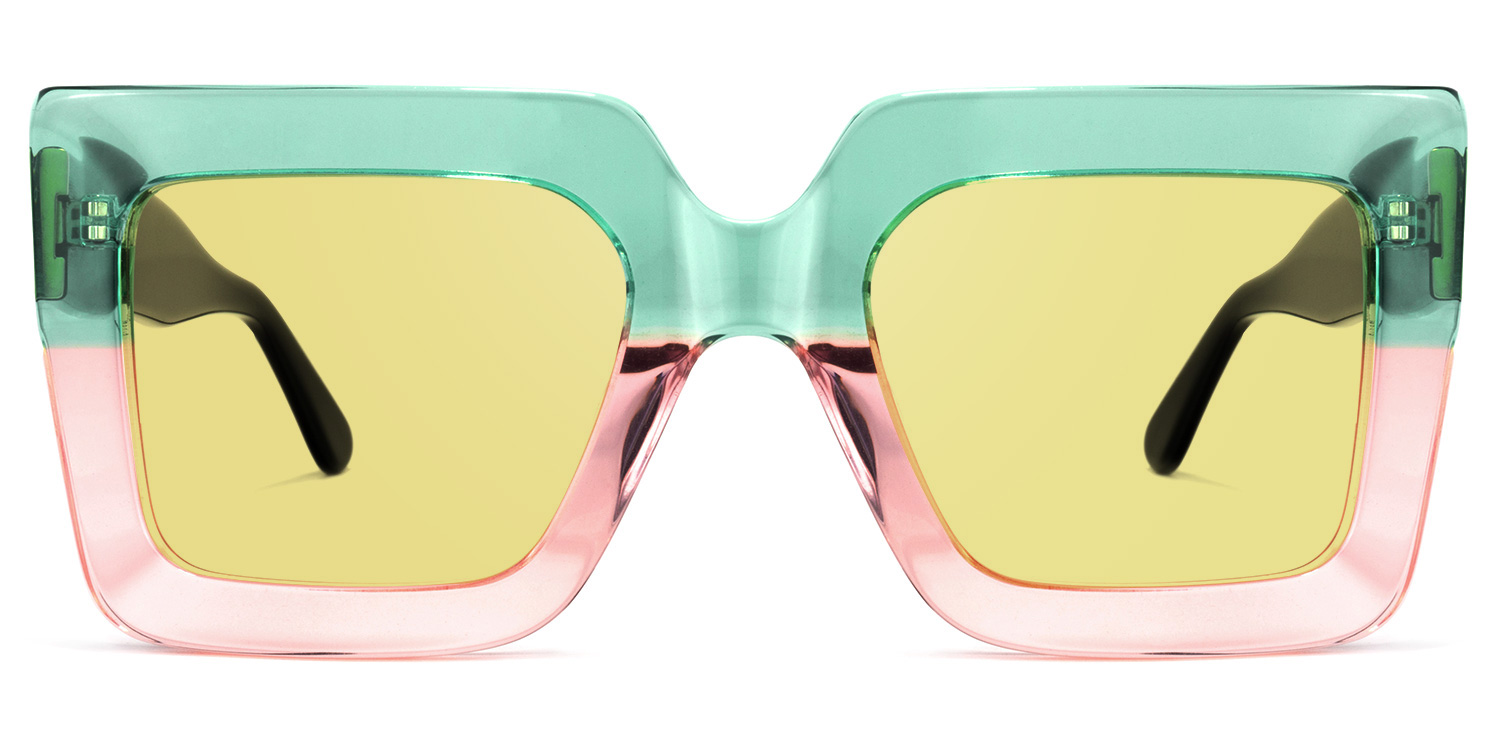 Brandon Square Green-Pink Glasses9