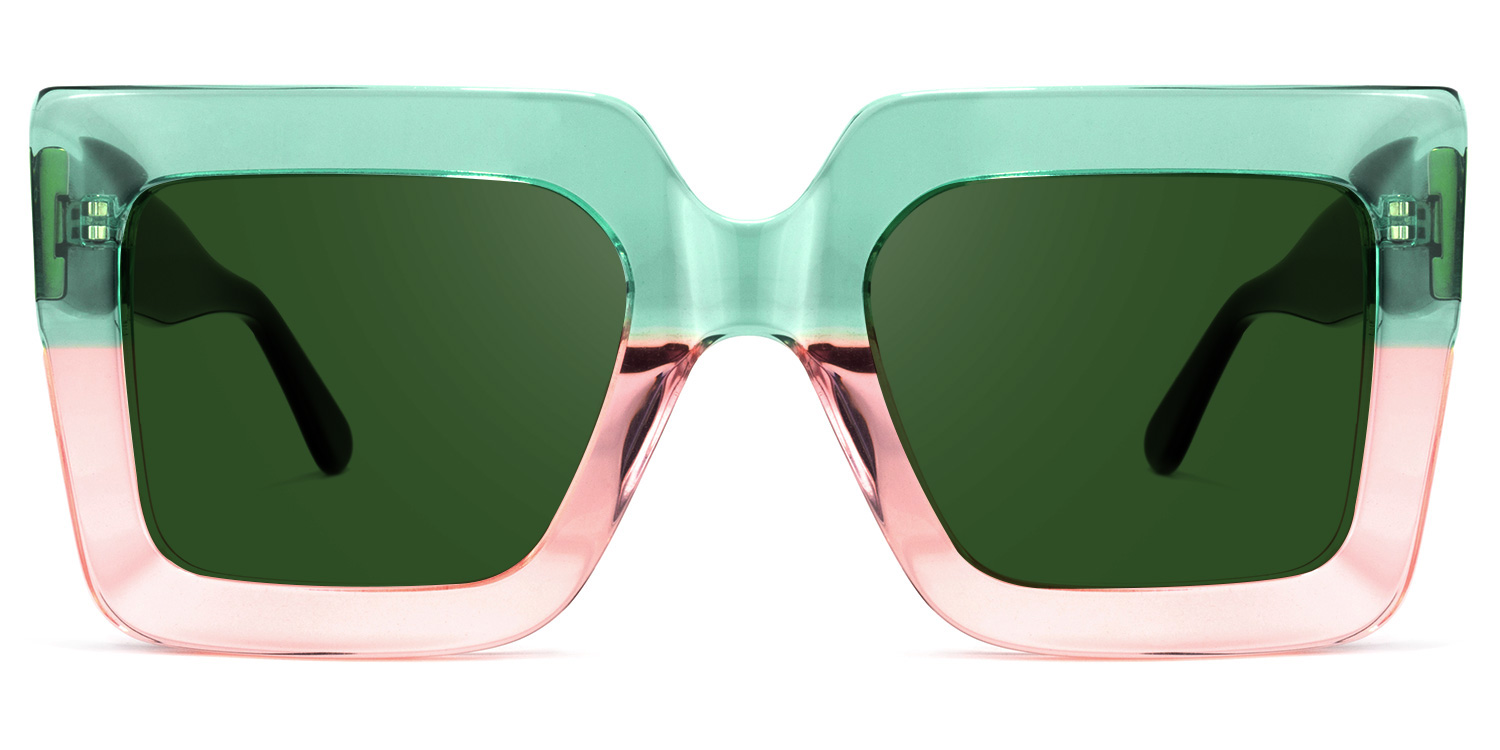 Brandon Square Green-Pink Glasses5