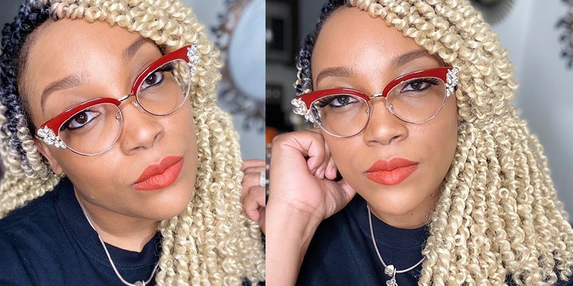 Cat Eye Red Glasses1