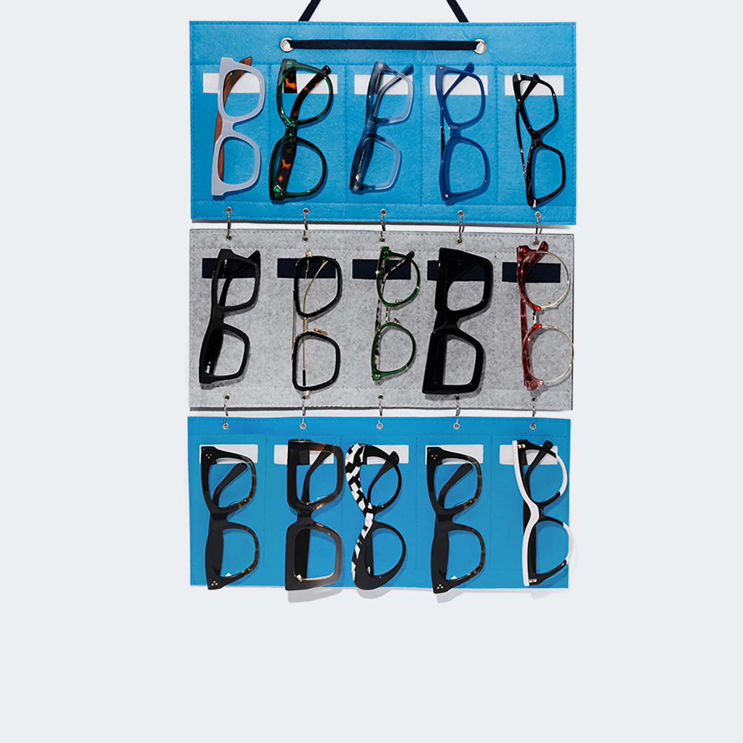 Practical Blue Glasses Hanging Bags