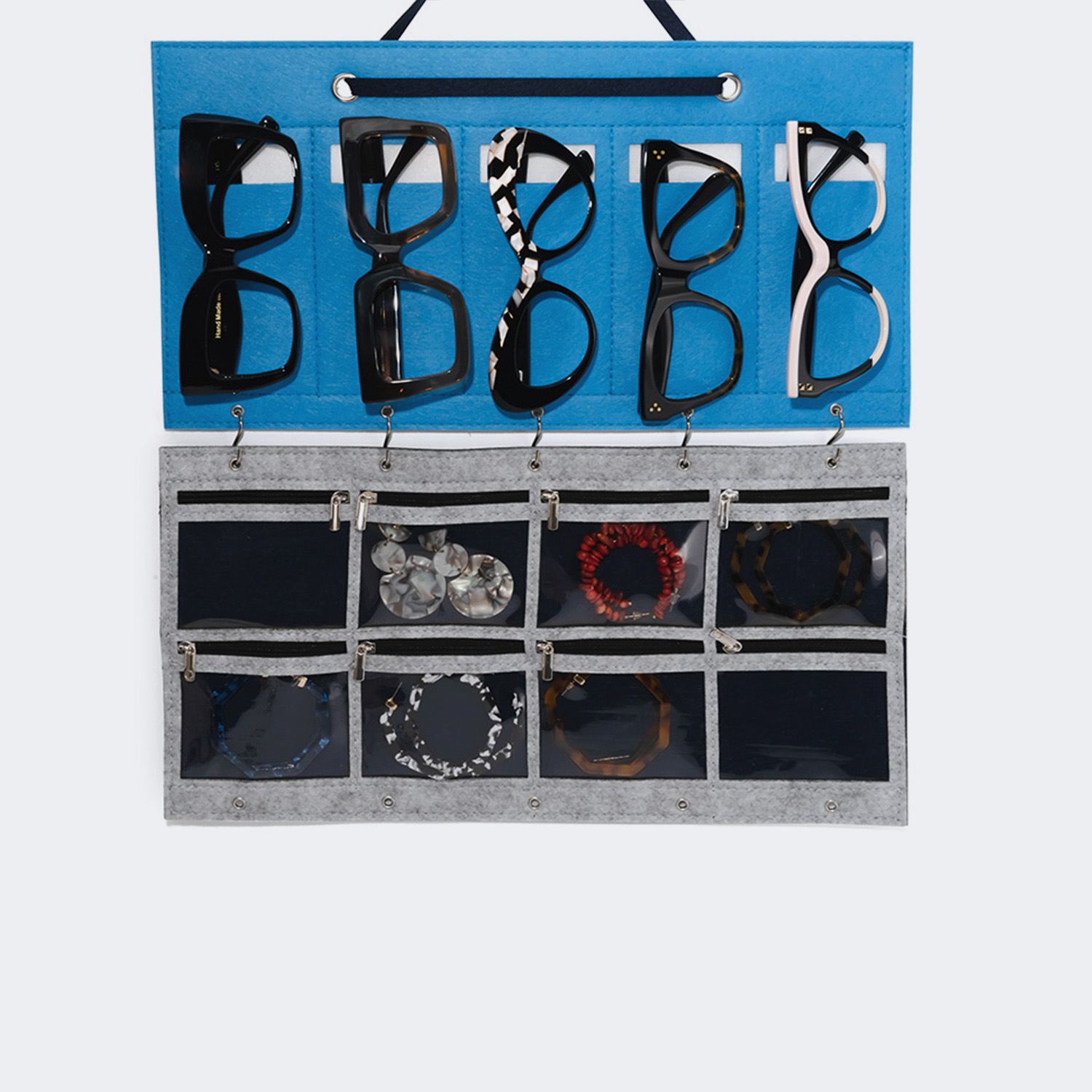 Practical Gray Glasses Hanging Bags0