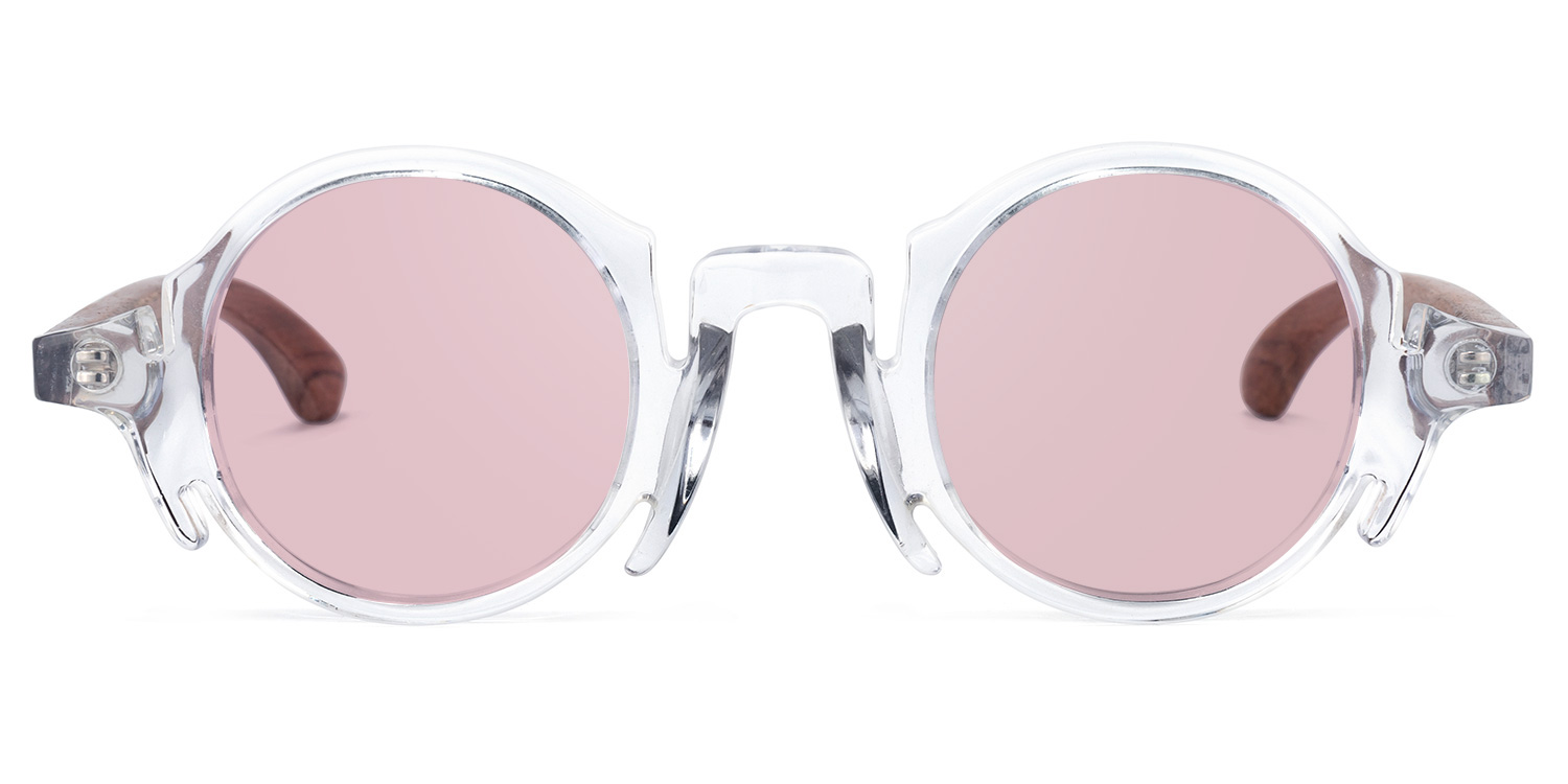 Round Crystal Glasses | Zeelool Glasses4