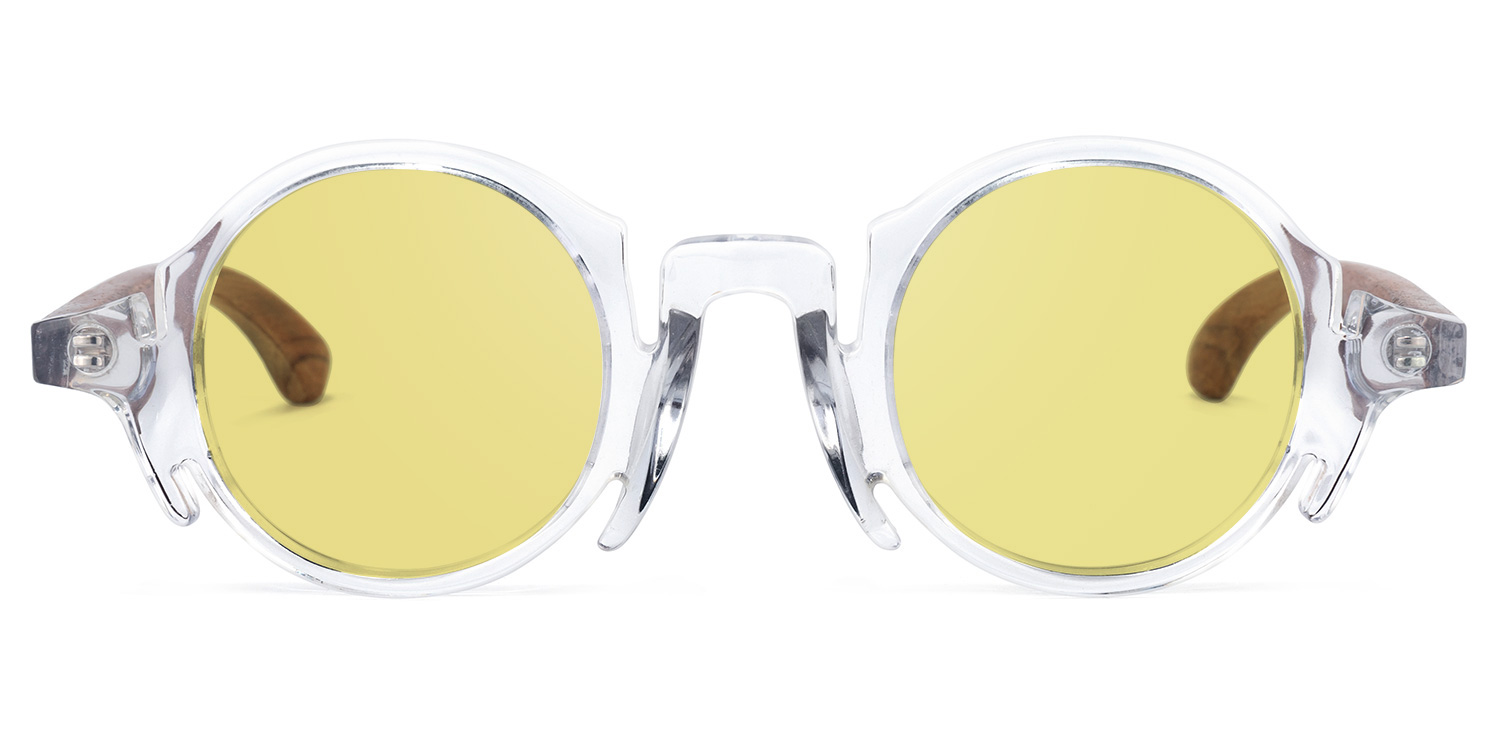 Round Crystal Glasses | Zeelool Glasses6