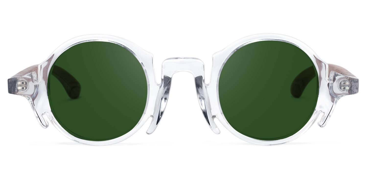 Round Crystal Glasses | Zeelool Glasses7