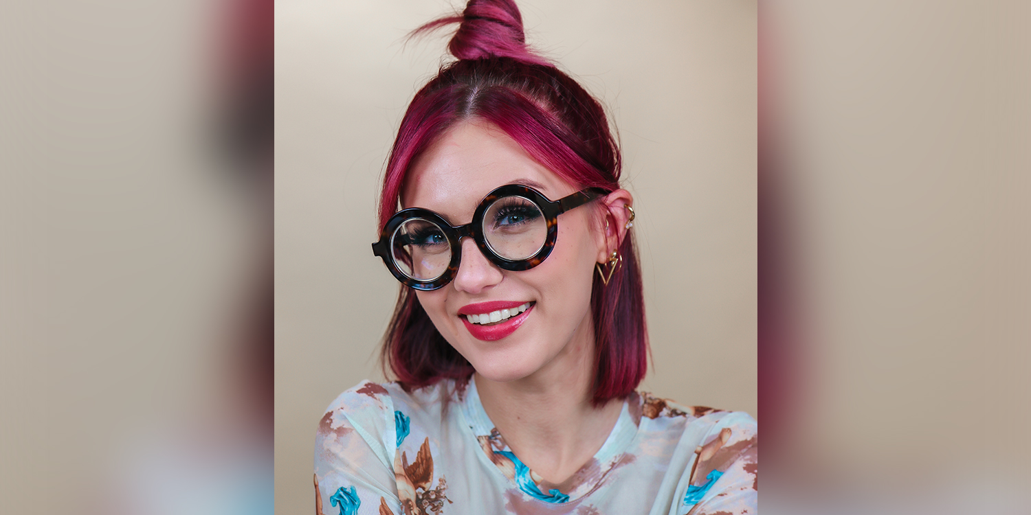 Calhoun Round Yellow Tortoise Glasses1