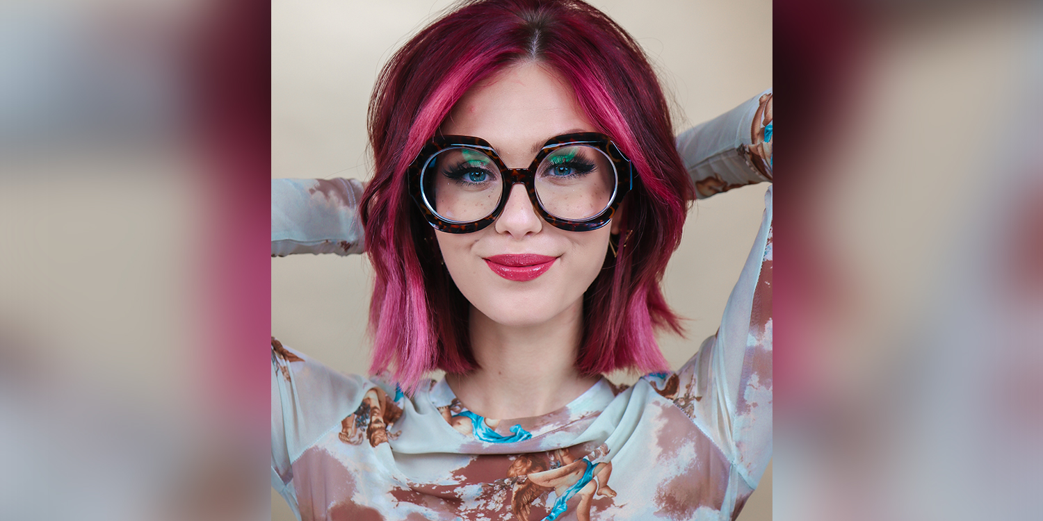 ZEELOOL Geoffrey Geometric Tortoise Glasses