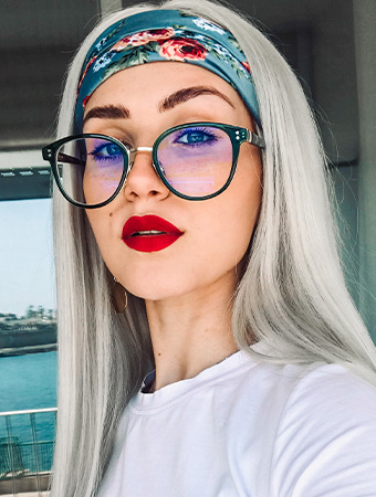 Nayeli Aviator Black-Gold Sunglasses