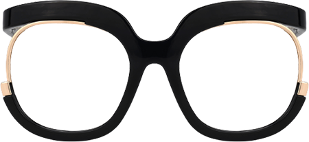 Darice Round Black Glasses4