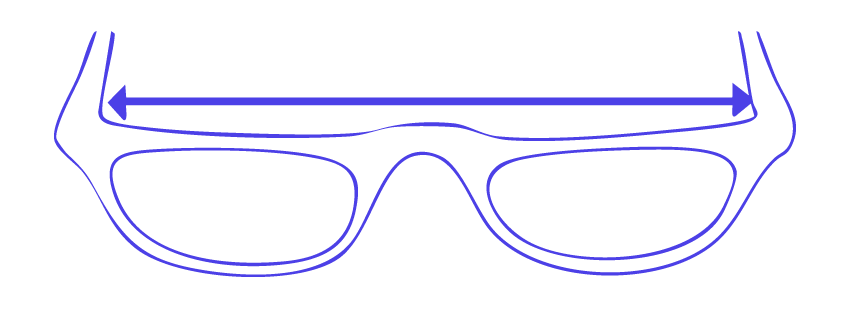 zeelool eyeglasses frame width